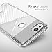 Ringke Bevel Compatible with Google Pixel 2 Grip Enhanced Diagonal Line Pattern TPU Form Fitting Drop Resistant Defense Minimalism Design Cover Google Pixel 2 Case - Clear
