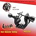 GGBoy Bike Phone Mount, Universal Motorcycle Cell Phone Holder Cradle Clamp with 360 Degree Rotation Adjustable Bicycle Rack Handlebar,Fits iPhone X,8,7 Plus, Galaxy S8 Plus and Most Smartphones Red