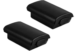 Plastic 2Pcs AA Battery Plastic Hard Back Cover Case Protector for Xbox 360 Controller