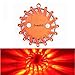 SAMDO Waterproof 9 Patterns Roadside Flare Safety Light, Emergency Safety Light, LED Warning Light CR123A (Red)