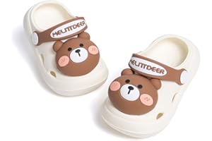 Kannior Toddler Kids Boys Girls EVA Garden Clogs Summer Outdoor Slip On Shoes Cute Animal Water Sandals Children Lightweight Slipper Beach Pool Play Shoes (Baby/Toddler Kids)