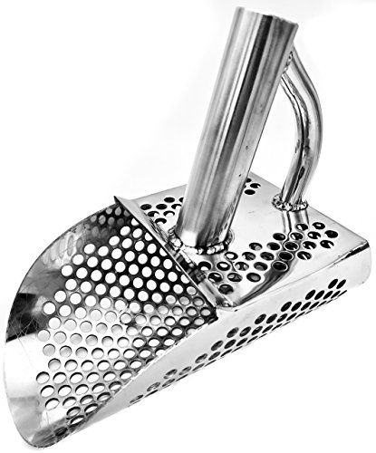 Beach Sand Scoop Garrett Metal Detecting Genuine Stainless Steel #2mm hole 9mm