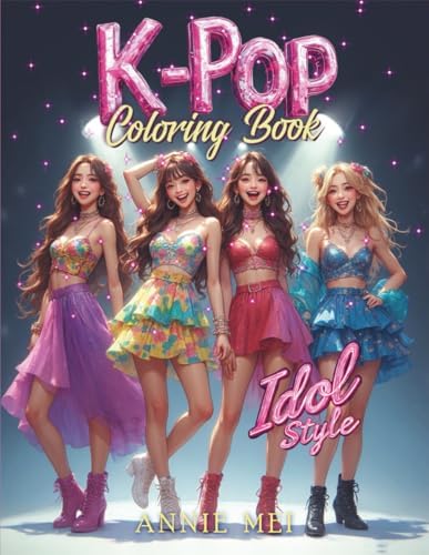 Amazon.com: K-Pop Warrior Coloring Book: Powerful Music Idol Girls