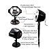 Snowflake Projector Light, YINLEE Led Christmas Lights Snow Falling Lights Indoor Halloween Outdoor Landscape Lighting Patio Garden Waterproof Lamp with Remote Control
