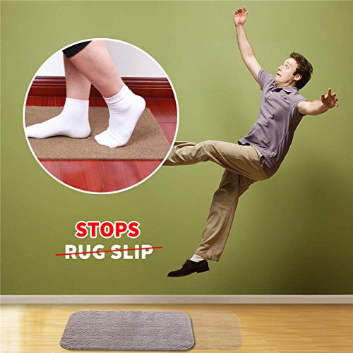 image for Rug Grippers, Vmini 8pcs Non Slip Rug Pads, Anti Curling Rug Gripper, 