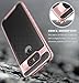 E LV Case for LG G6 - Hybrid [Scratch/Dust Proof] Armor Defender Slim Shock-Absorption Bumper Case for LG G6 (2017) - [Black/Rose Gold]