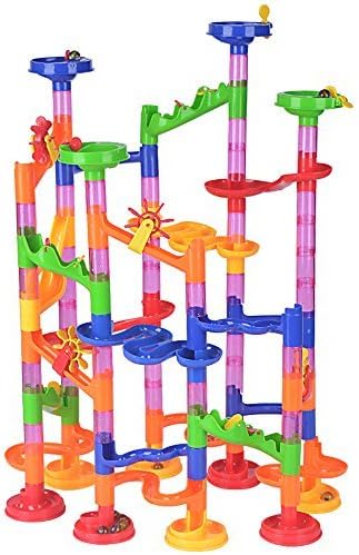 Joy Mags Translucent Marble Runs Super Set 105 Pieces