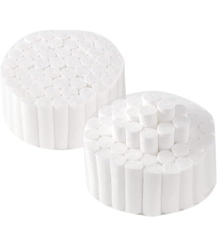 Dental Cotton Rolls & Cotton Wool Rolls 100 Pcs - Highly Absorbent