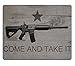 Wknoon Gaming Mouse Pad Custom Design, Come and Take It Quotes AR-15 Gun on Old Wood Mouse Pads