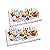 2 Pack Inflatable Serving Bar - Buffet Ice Cooler Beverage Serving Bar - Salad Bar Tray Food Drink Holder - BBQ Picnic Pool Party Buffet Luau Cooler With Drain Plug