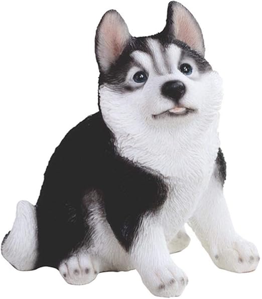 siberian husky statue