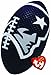 Ty Beanie Ballz NFL RZ New England Patriots Football Plush