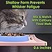 CatGuru New Premium Whisker Stress Relief Cat Food Bowl, Non-Skid Round Melamine Bowl for Multiple Cats