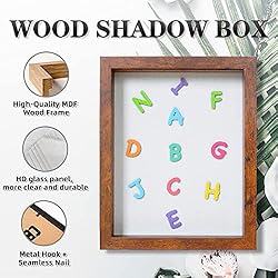 Muzilife 8x10 Shadow Box Picture Frame with Linen