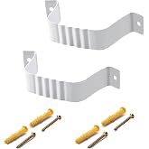 VYH Downspout Adapter Gutter Downspout Strap 3x4 Leader Strap 3x4 2pcs (White)