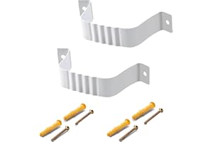 VYH Downspout Adapter Gutter Downspout Strap 3x4 Leader Strap 3x4 2pcs (White)
