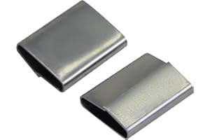 NVOYAJUAN Closed (Push Type) Seals for 3/4" Width Steel Strapping Metal Clips for Packaging Banding Strong and Safe (1000pcs)