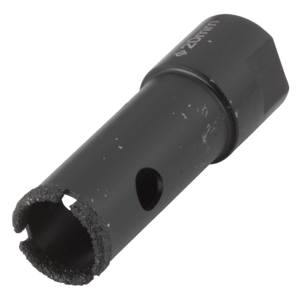 wolfcraft "Ceramic" Diamond Coated Annular Bit, for Angle Grinders I 5941000 I for Installing Bathroom Fittings and Cable bushings in Tiles or Glazed Tiles