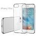 iPhone 8 Plus / 7 Plus / 6 Plus Clear Case and Tempered Glass COMBO, IXIR iPhone 7 Plus / iPhone 8 Plus / 7 Plus 6 Plus Case Cover + Tempered Glass [2-PACK] for Apple iPhone 8 Plus Crystal View