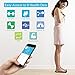 Bluetooth Body Fat Scale, ZOETOUCH Smart Digital Bathroom Weight Scale with iOS and Android APP Wireless Body Composition Analyzer Fitness Health Monitor Capacity up to 180 kg/396 lbs, Black