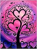 Diamond Paintings WisLotife Full Drill Round Rhinestone Crystal Embroidery Pictures for Home Wall Decoration Fantasy Tree 12
