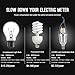 LEDMO E12 LED Candelabra Bulb, 7W E12 Base, Warm White 2800K LED Candle Bulbs, 60 Watt Incandescent Bulb Equivalent, 630 Lumens LED Bulb Lights, Non-dimmable Chandelier(6 Pack)