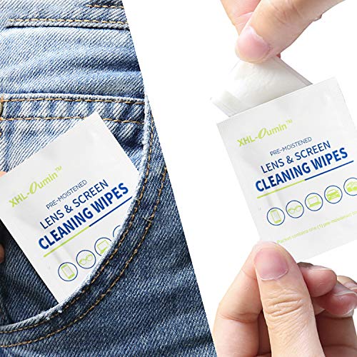 Screen Cleaning Wipes, Pre-moistened Electronic Wipes Ideal for Touchscreens on All Kinds of Devices - Tablets, Smartphones, Monitors, Televisions, Remote Controls and Navigation Systems (250 Pack)