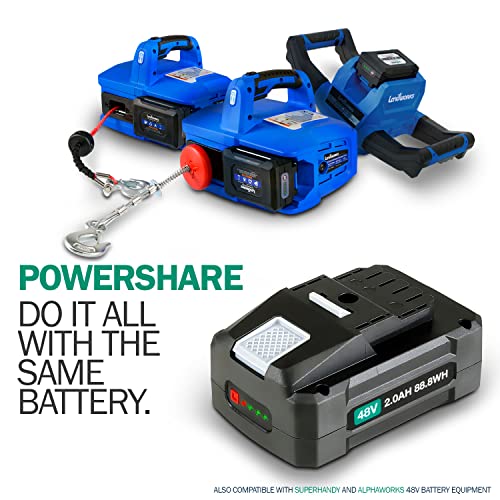 Landworks Super Duty Pro 48V DC 2Ah Lithium Ion Rechargeable Battery 88