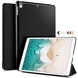 iPad Pro 10.5 Case,YockTec Slim Lightweight Smart-shell Stand Cover with Magnetic Auto Wake & Sleep Function for Apple New iPad Pro 10.5 Inch 2017 Released Tablet Black