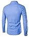 Yong Horse Men's Plaid Lapel Long Sleeve Button Down Casual Shirt With Chest Pocket