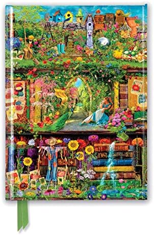 Aimee Stewart: Garden Bookshelves (Foiled Journal) (Flame Tree Notebooks)