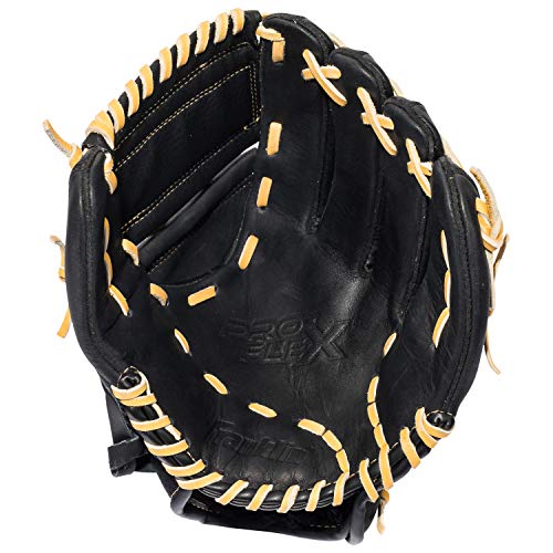 Franklin Sports Pro Flex Hybrid Series Baseball Fielding Glove, Right Hand Throw, 12-Inch, Black/Camel Franklin Sports Pro Flex Hybrid Series Baseball Fielding Glove, Right Hand Throw, 12-Inch, Black/Camel