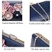 Evening Clutch Purses Women's Satin Flower Pearl Beaded Evening Handbag