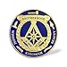 Masonic Challenge Coin Blue Lodge Freemasonry Coin
