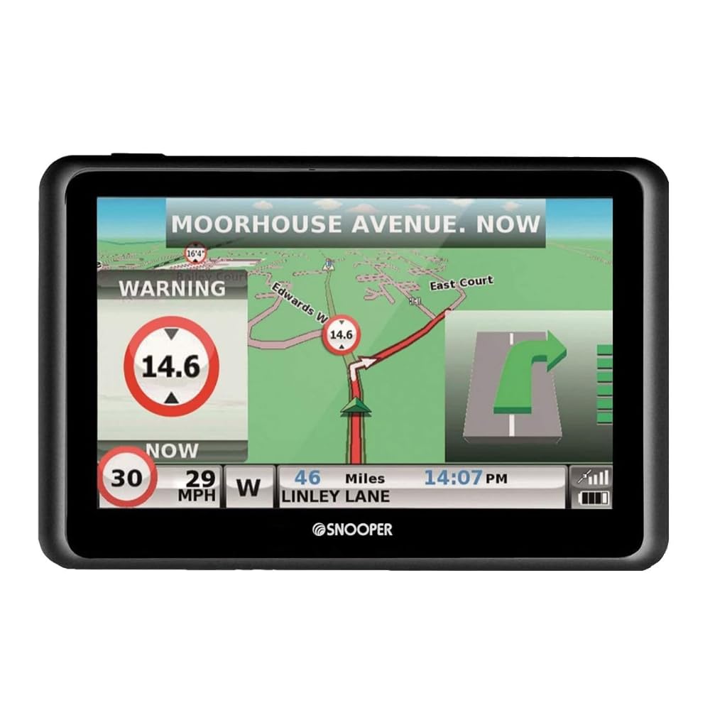 Snooper TRUCKMATE S6900 Truck Sat Nav UK with Live Traffic - HGV Sat Nav Trucks UK 2024 - Lorry Sat Nav UK, Black