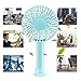 TINMIU Mini Handheld Fan, Small USB Personal Portable Desk Table Fan with Rechargeable Battery for Home, Dormitory, Office, Outdoors and Travel, Blue