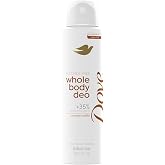 Dove Coconut Vanilla Alcohol-Free Whole Body Deodorant Spray, 4 oz | For head-to-toe freshness, Helps control odor &amp; stay fresh, with 35% nourishing serum, Coconut Vanilla