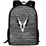 MKKR2 Black And White Logan-paul-Maverick 3D Adult Outdoor Leisure Sports Backpack And School Backpack