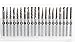 20 Pieces 1/8' Tungsten Carbide Rotary File Bit for Wood Carving, Drilling and CNC Router Engraving
