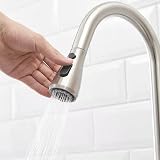 Heable 2 Function Kitchen Tap Spray Head Brushed Nickel G1/2 2 Settings view 4