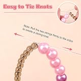 Vivifying 1mm Crystal Beading String 100m Clear for Jewelry Making view 4