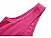 FENSACE Womens Sleeveless Scoop Neck Summer Beach Midi A Line Tank Dress, Rose, Large