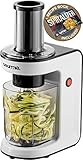 Gourmia GES580 Electric Spiralizer with 3 Blades Recipe Book, 110V - White