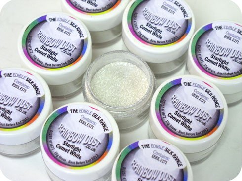 Rainbow DustStarlight Comet White Edible Silk by Classikool®
