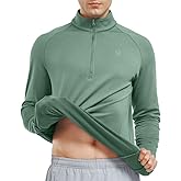 NORTHYARD Men's Quarter Zip Pullover Fleece Lined Long Sleeve Running Shirts Golf Sweatshirts Outdoor Thermal Layer Hiking