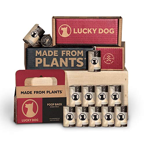 Lucky Dog Ultimate Poop Bags ASTM D6400 Compliant 10 Roll Pack, 120