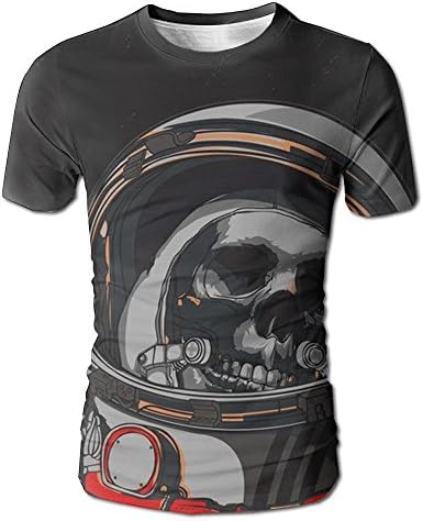 Death Astronaut Men's Fashion T-Shirt O Neck Short Sleeve Tee