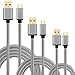 [3FT+6FT+10FT] USB Type C Cable, X-EDITION 3-Pack USB A to USB C Fast Charger Long Braided USB C Cable Compatible with Samsung Galaxy S9 S8 Plus Note 9 8, LG V35 V30 G7 G6, Moto Z Z2 Z3, Pixel XL