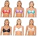 B40023-36DD Just Intimates Women's Bras (Pack of 6), Assorted Colors