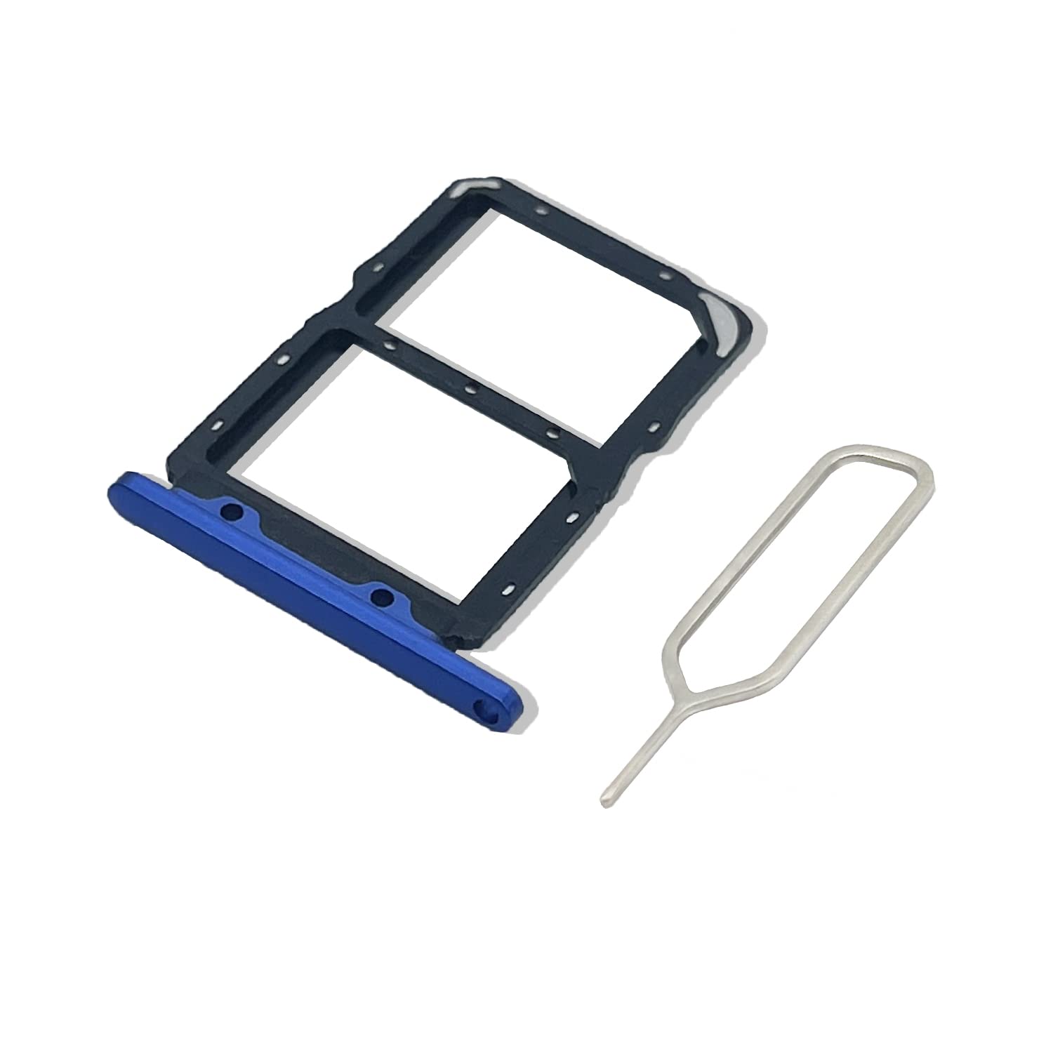 Eonpam Original DUAL SIM Card Slot Tray Holder Replacement for (Honor 20/Huawei Nova 5T) Incl SIM Pin (Purple)